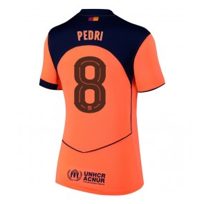 Lacne Ženy Futbalové dres Barcelona Pedri Gonzalez #8 2025-26 Krátky Rukáv - Tretina
